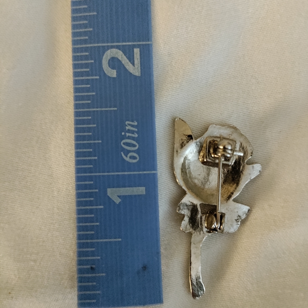 Pink Rose Pin/Brooch - Picture 5 of 6
